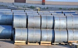 Hot-rolled coils in Palle Iversen’s standard programme.
